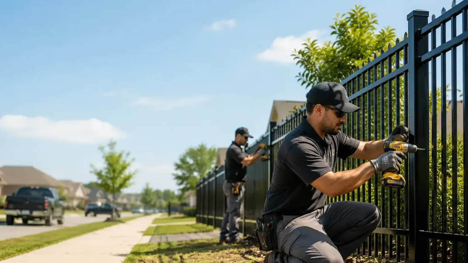 Metal Fence Installation in Earth, TX